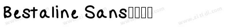 Bestaline Sans字体转换